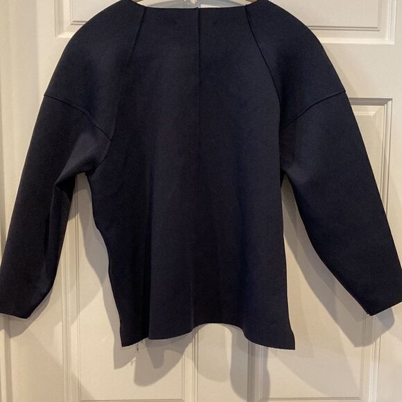 J brand blue scuba, top with side, zippers size medium - Picture 3 of 8